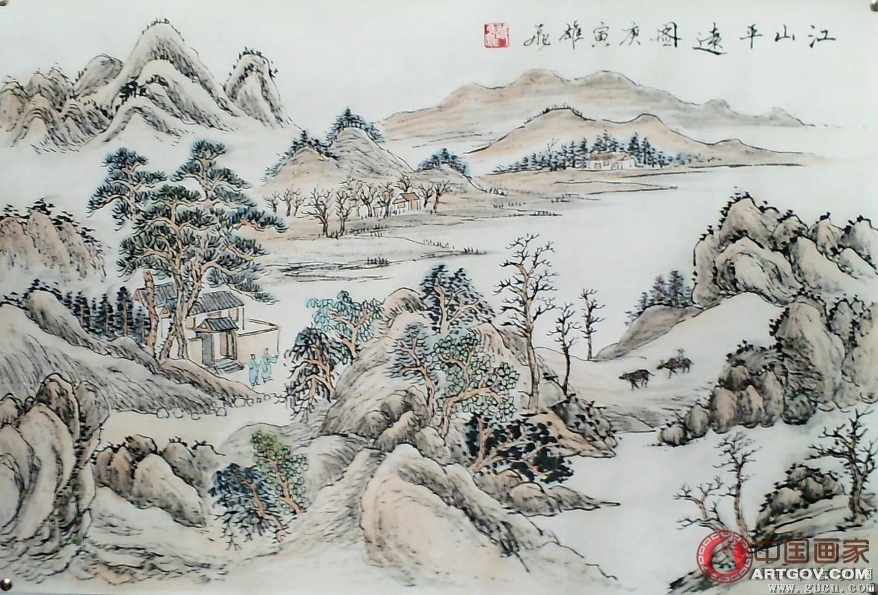 《瓯香馆画跋》中所提到的“春山如笑，夏山如怒，秋山如妆，冬山如睡”