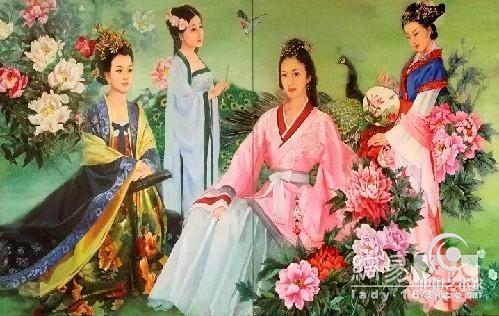 女油画家《四大才女图》呼吁女性自立