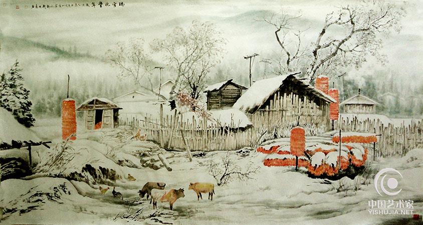 刘国志作品《瑞雪兆丰年》