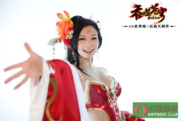 韩国靓妹中国风Cosplay：美爆了